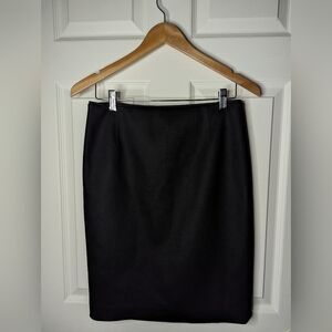 Elie Tahari black wool blend pencil skirt size 6